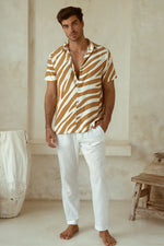 Load image into Gallery viewer, Abe Shirt - Sand Zebra
