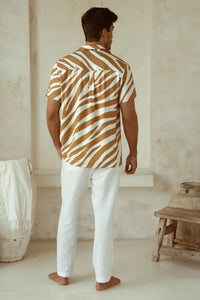 Abe Shirt - Sand Zebra