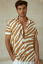 Load image into Gallery viewer, Abe Shirt - Sand Zebra
