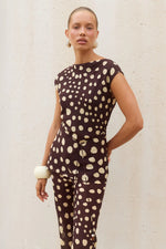 Load image into Gallery viewer, Reyna High Neck Sleeveless Top - Salma Spots
