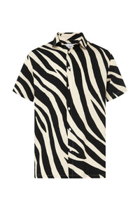 Abe Shirt - Black Zebra