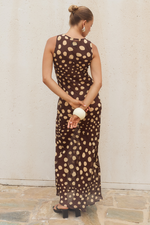 Load image into Gallery viewer, Kai High Neck Maxi Dress - Salma Spots
