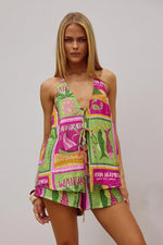 Load image into Gallery viewer, Octavia Top - Aloha Lime
