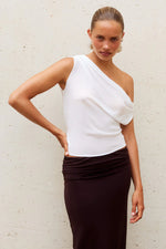 Load image into Gallery viewer, Marisa Off Shoulder Cowl Top - Off White
