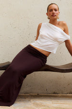 Load image into Gallery viewer, Marisa Off Shoulder Cowl Top - Off White
