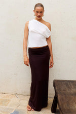 Load image into Gallery viewer, Marisa Off Shoulder Cowl Top - Off White
