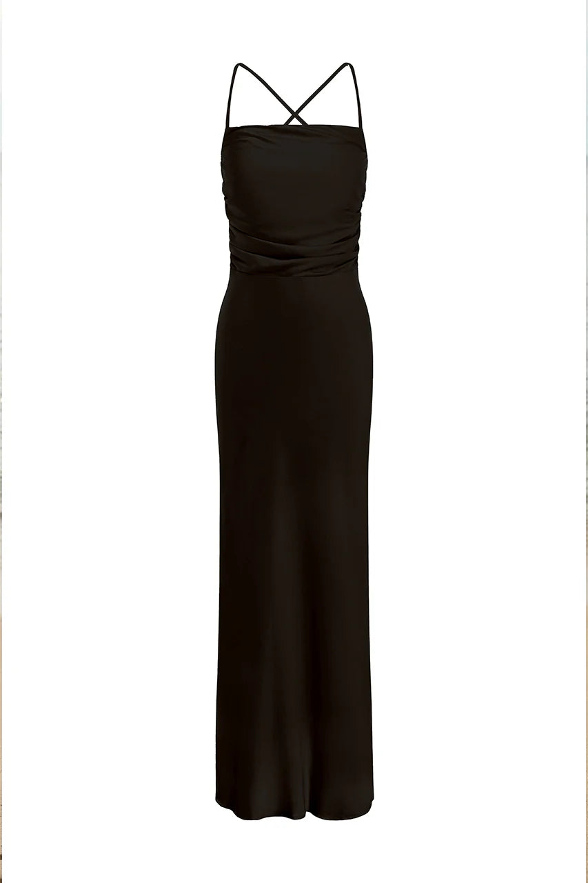 Lucienne Maxi Dress - Black