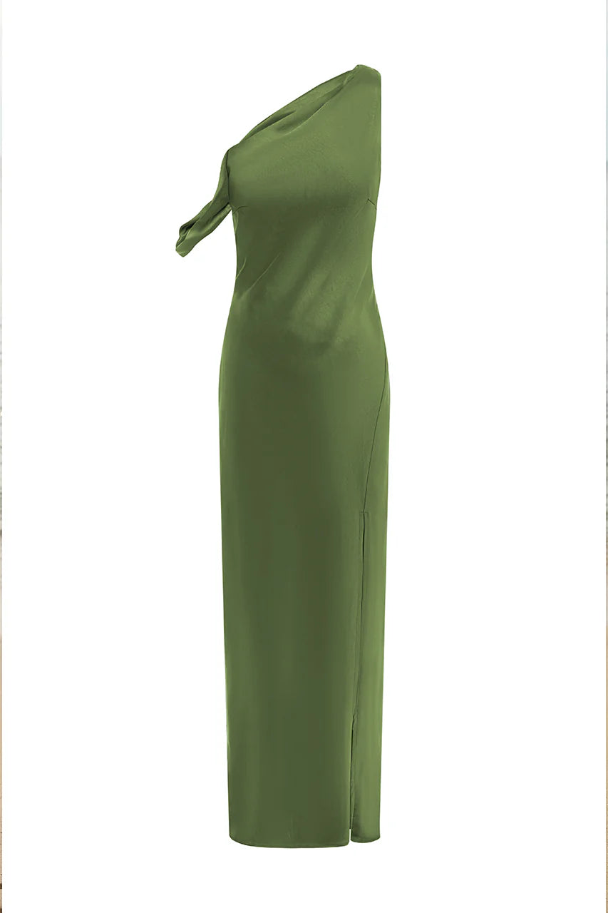 Gia Maxi Dress - Olive