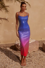 Load image into Gallery viewer, Kyra Midi Dress - Midnight Romance
