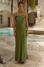 Load image into Gallery viewer, Lucienne Maxi Dress - Olive
