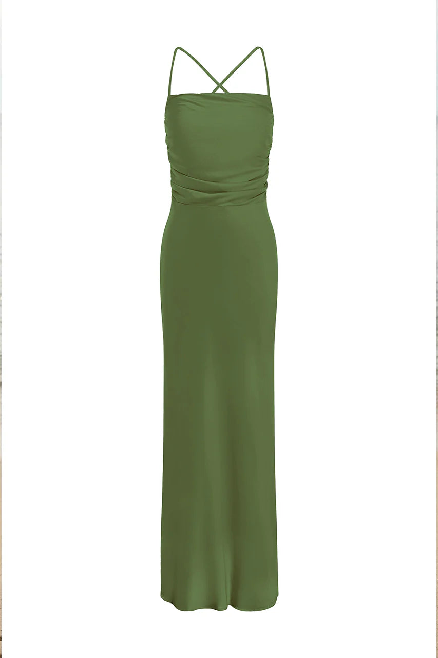 Lucienne Maxi Dress - Olive