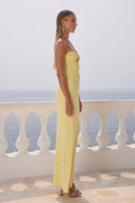 Load image into Gallery viewer, Kleo Maxi Dress - Lemon
