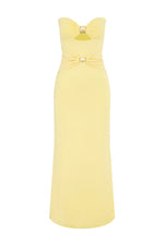 Load image into Gallery viewer, Kleo Maxi Dress - Lemon
