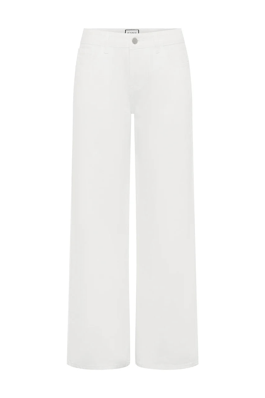 Zavi Straight Leg Jeans - White