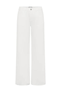 Zavi Straight Leg Jeans - White