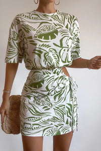Brizzie Mini Dress - Santino Khaki
