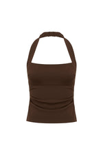 Load image into Gallery viewer, Parker Halter Top - Bitter Chocolate
