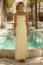 Load image into Gallery viewer, Lucienne Maxi Dress - Lemon
