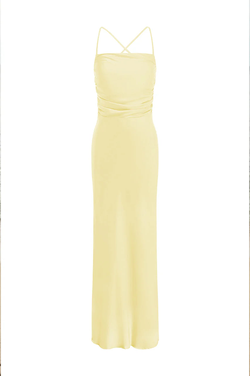 Lucienne Maxi Dress - Lemon