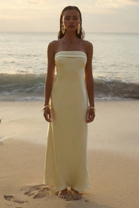 Delilah Maxi Dress - Lemon