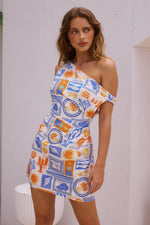 Load image into Gallery viewer, Caterina Mini Dress - Caterina Print
