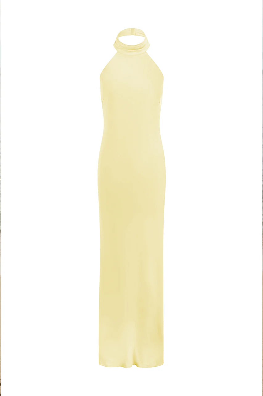 Brigitte Maxi Dress - Lemon