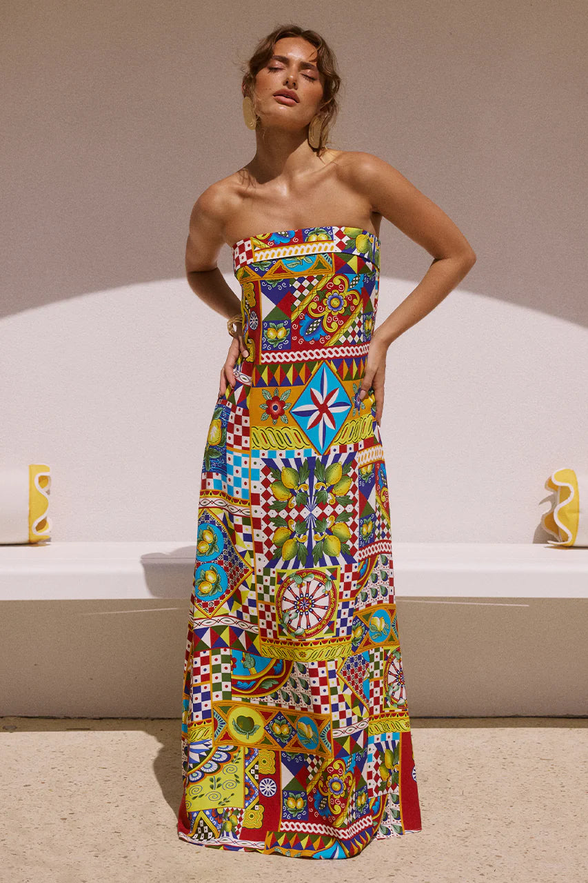 Phaedra Maxi Dress - Phaedra Print