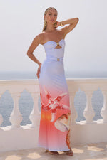 Load image into Gallery viewer, Kleo Maxi Dress - Ice Blue Ombre
