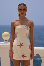Load image into Gallery viewer, Ibiza Mini Dress - Sand Seashell
