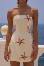 Load image into Gallery viewer, Ibiza Mini Dress - Sand Seashell

