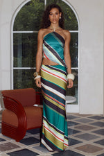 Load image into Gallery viewer, Estella Asymmetrical Hem Top - Estella Multi
