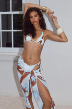 Load image into Gallery viewer, Xyla Front Tie Maxi Skirt - Rina Blue
