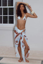 Load image into Gallery viewer, Xyla Front Tie Maxi Skirt - Rina Blue
