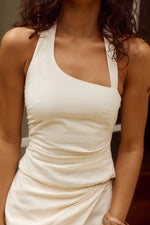 Load image into Gallery viewer, Rihanna Cut Out Halter Top - Cream
