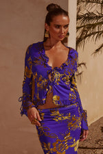 Load image into Gallery viewer, Zaida Top - Violet
