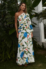 Load image into Gallery viewer, Floria Maxi Dress - White Floral
