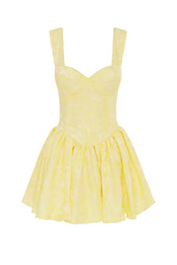 Joelle Mini Dress - Lemon