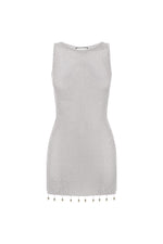 Load image into Gallery viewer, Ariya Sleeveless Mini Dress - Silver Metallic
