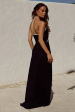 Load image into Gallery viewer, Maia Halter Maxi Dress - Black
