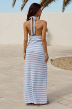 Load image into Gallery viewer, Kourtney Keyhole Knit Top - Baby Blue
