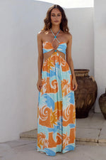Load image into Gallery viewer, Khloe Cut Out Maxi Dress - Stilla Orange
