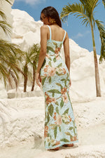 Load image into Gallery viewer, Serina Maxi Dress - Blue Floral
