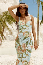 Load image into Gallery viewer, Serina Maxi Dress - Blue Floral
