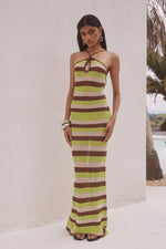 Load image into Gallery viewer, Hazel Maxi Dress - Lime Multi
