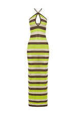 Load image into Gallery viewer, Hazel Maxi Dress - Lime Multi
