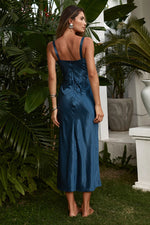 Load image into Gallery viewer, Loxana Midi Dress - Midnight
