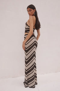 Mazie Maxi Skirt - Black Multi