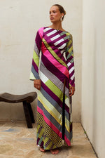 Load image into Gallery viewer, Montie Sleeved Maxi Dress - Lettie Multi
