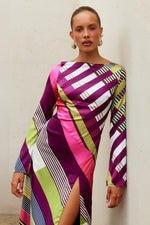 Load image into Gallery viewer, Montie Sleeved Maxi Dress - Lettie Multi
