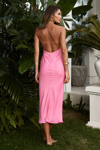 Isola Midi Dress - Pink